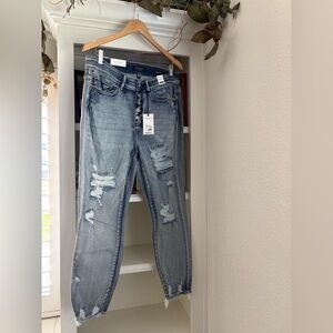 Judy Blue High Waist Skinny Fit Light Stone 16W